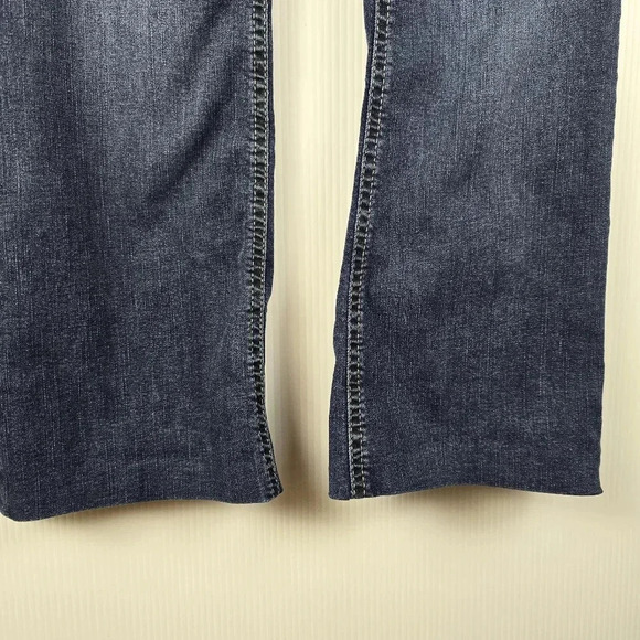 Silver Jeans Authentic Women's Dark Wash Curvy High Bootcut Stretchy Pockets S 8 - Picture 8 of 14
